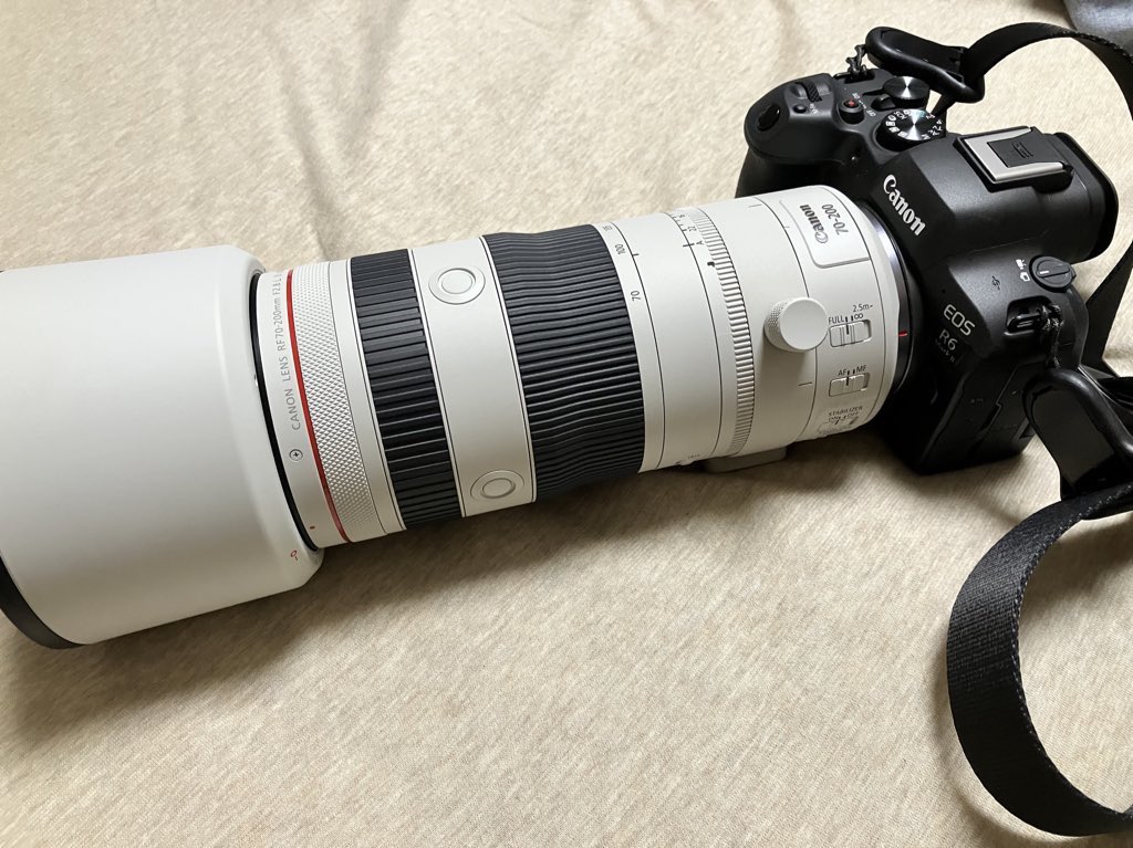 CHUCK_R6's tweet image. あ、昨日無事届きました☺️
 #RF70-200z
 #Canon