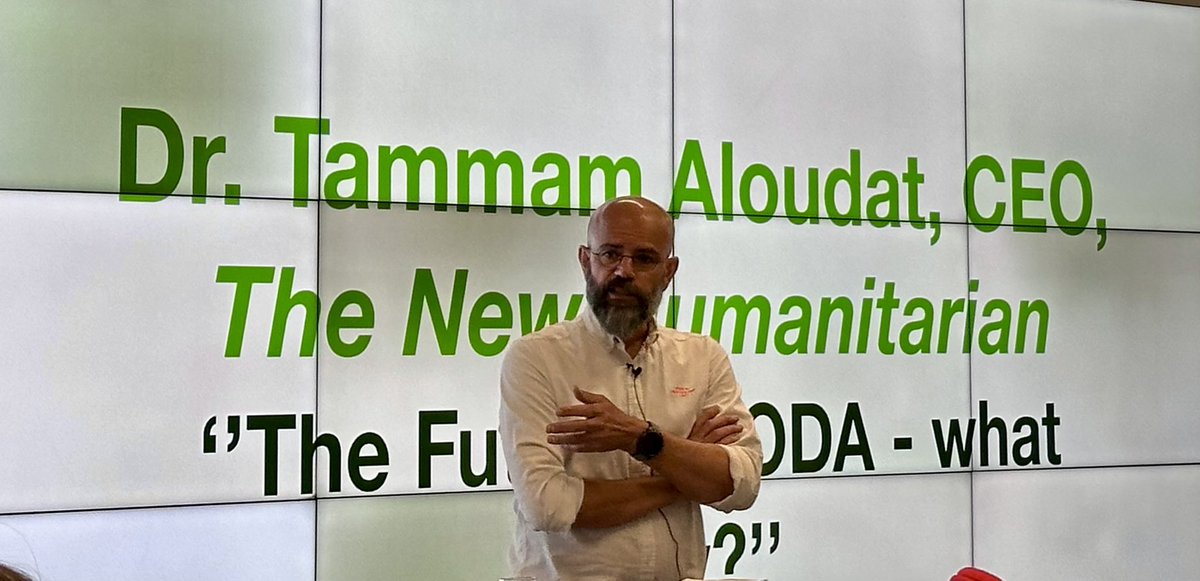 Powerful and challenging words from <a href="/Tammamo/">Tammam Aloudat تمّام العودات</a>, The New Humanitarian at <a href="/Dochasnetwork/">Dóchas</a> AGM about the need for the NGO sector to find new allies in the context of the end of a solidarity based international order.
