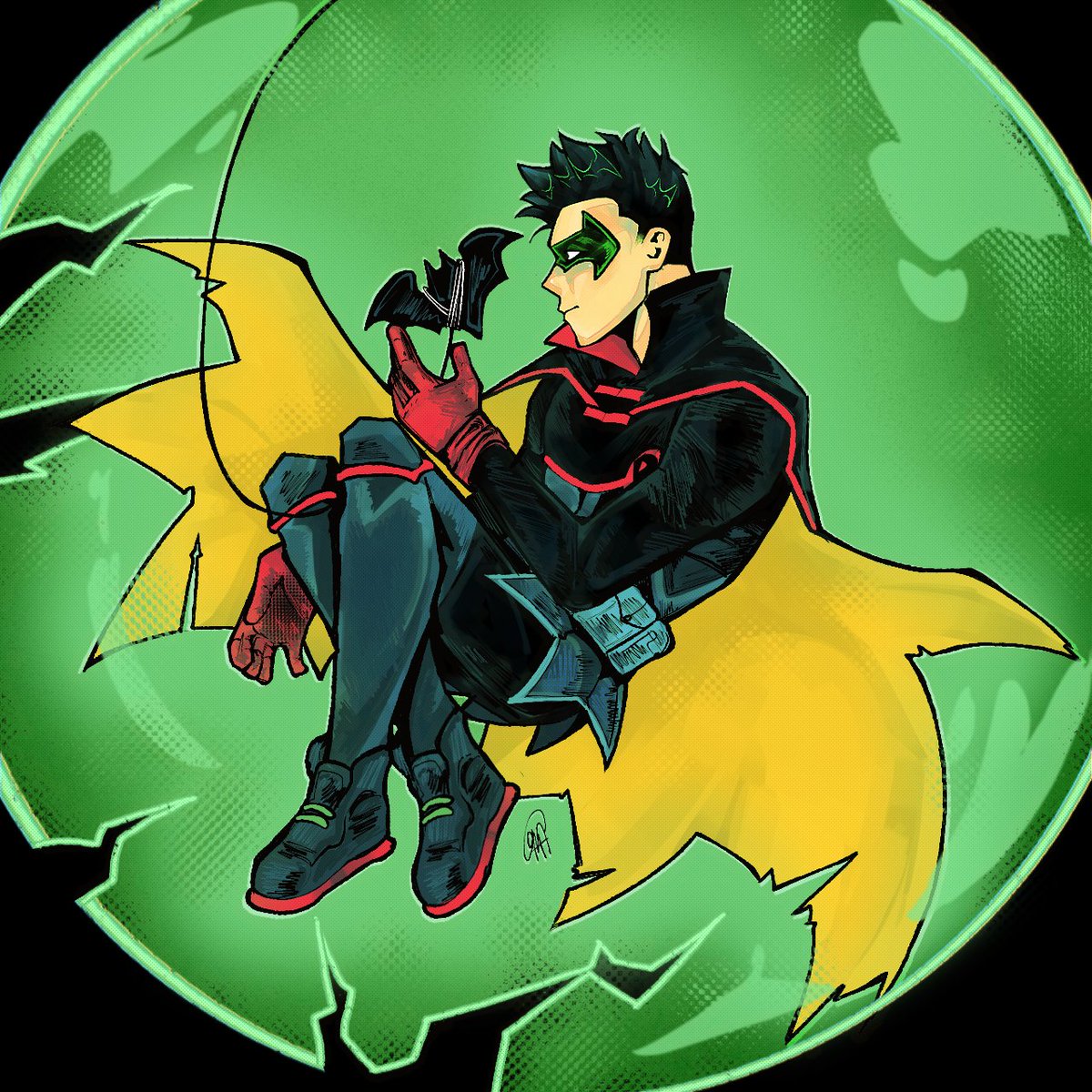 Syamoraichik's tweet photo. #DamianWayne #Robin https://t.co/sW0OPNbun2