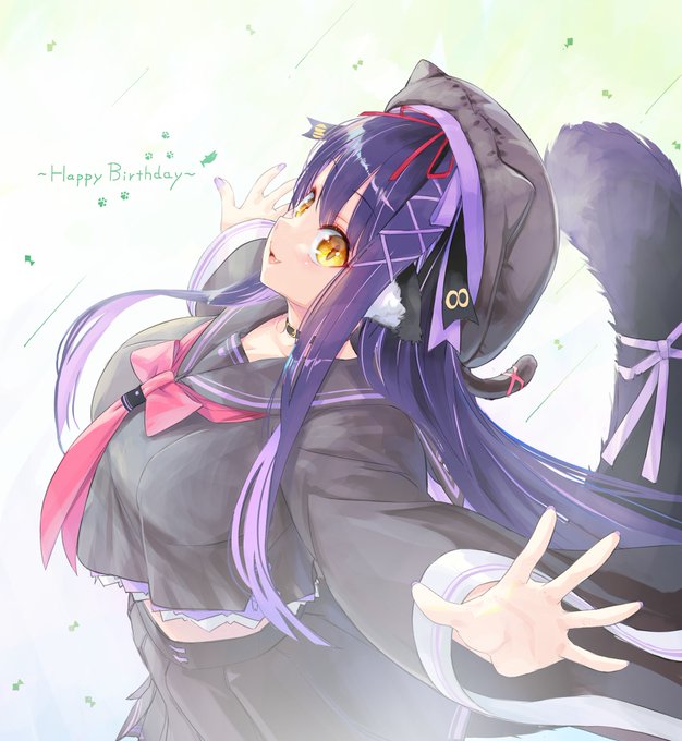 明日はもみみちゃんの誕生日
～おめでとう～
#くろいけもみみ
#けもあーと 