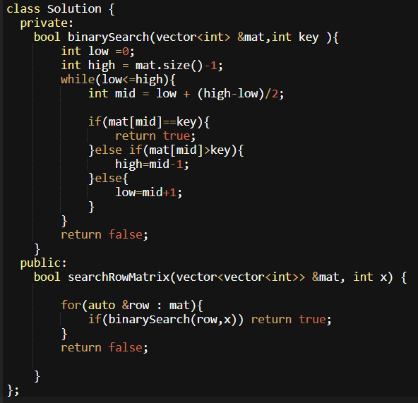 harshsingh_on's tweet photo. ๐Day 39 : Binary Search in a 2D Matrix
I searched each row one by one using binary search. Itโs way cleaner and much faster than checking every element...
#DSA #GFG160 #BinarySearch #100DaysOfCode #CodeNew https://t.co/8dEuLeI6bR