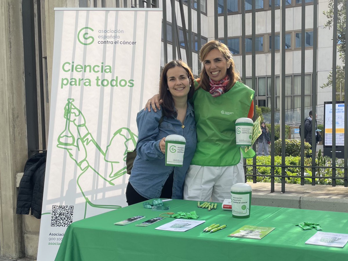 🟢 Hoy, nuestras mesas informativas están en todo el país.

Nos movilizamos para sostener la investigación y los servicios gratuitos que ofrecemos a pacientes y familias.

Si nos ves, acércate.

#TodosContraElCáncer #70AñosAECC #CuestacionAECC