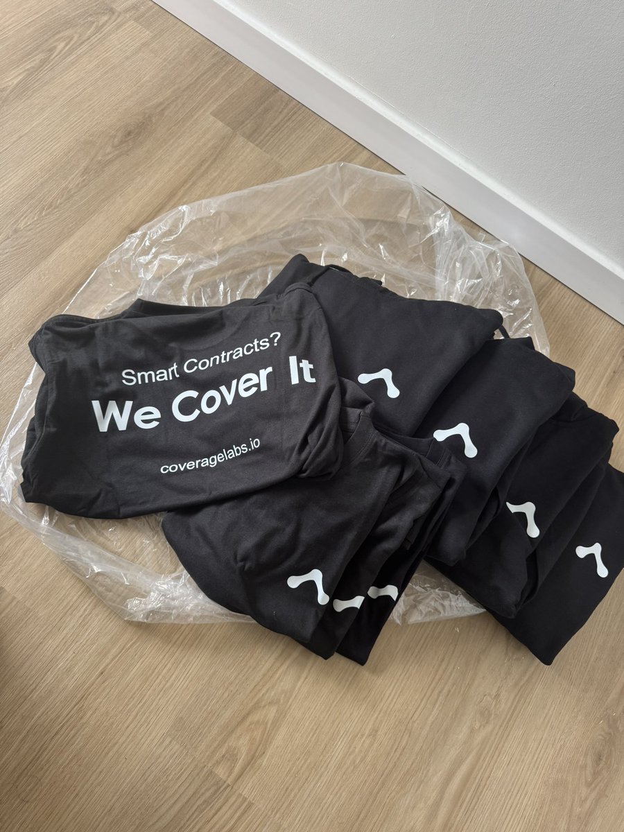 coverage_labs's tweet image. New hoodies have arrived for the Coverage Labs  team!

Ready for the upcoming events - stylish and covered as always. 💯

Smart contracts? We cover it!