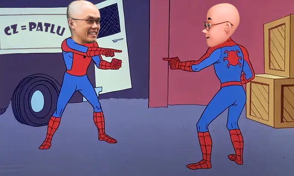 “CZ = Patlu?” Are you actually me?😂 CZ might be in disguise 👀 <a href="/cz_binance/">CZ 🔶 BNB</a>
