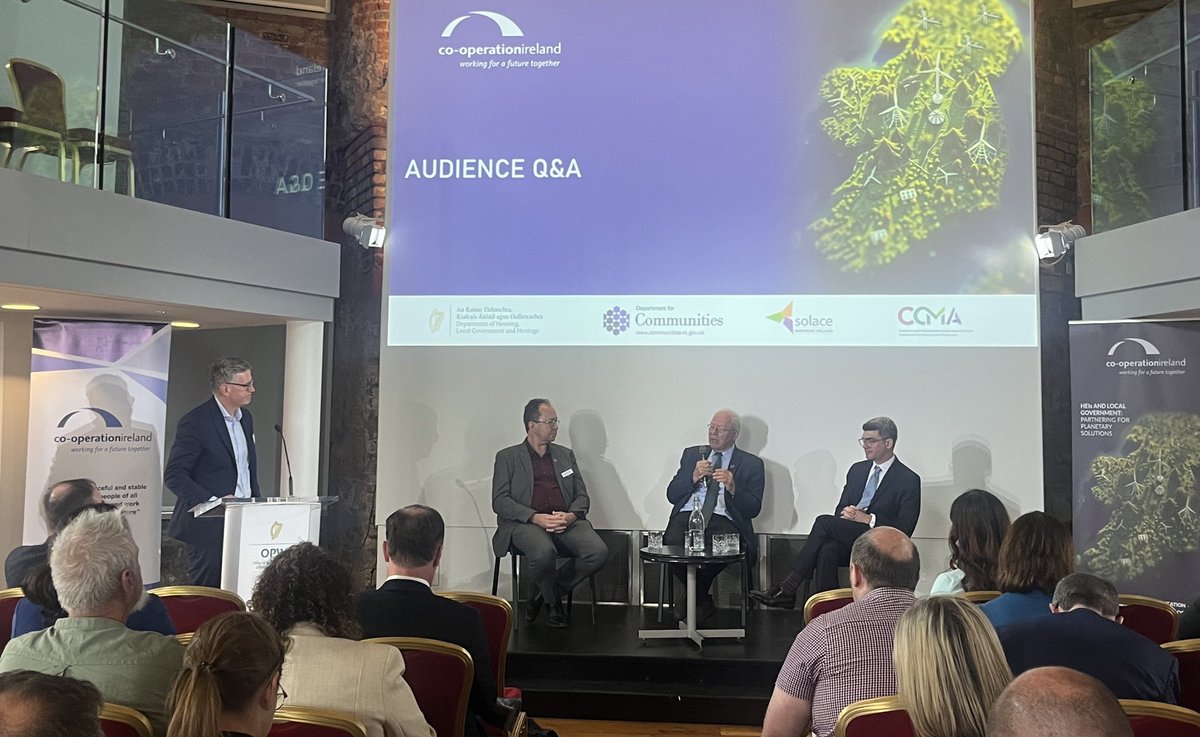 cooperationirl's tweet photo. Session Chair Barry Quinlan (DECC) facilitates engaging discussions with keynote speakers and international case studies on local climate leadership. https://t.co/OVLVRHWdat