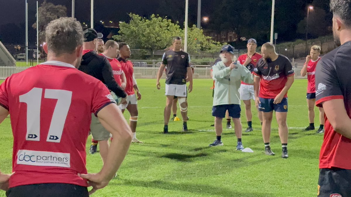 Aisea Namoa (@aisea_namoa77) on Twitter photo Greatful to have a coaching great <a href="/LordLaurie58/">Laurie Fisher</a> in the house tonight at @drummyonerugby . 🫡🟥🟨⬛️ Greatful to have a coaching great <a href="/LordLaurie58/">Laurie Fisher</a> in the house tonight at @drummyonerugby . 🫡🟥🟨⬛️