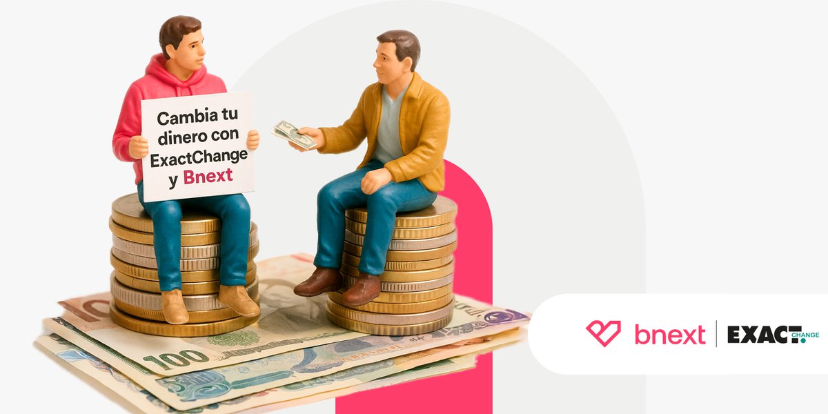 💰 ¿Necesitas divisas para tu viaje? ¡Con Bnext es fácil! 🪙

Cambia con Exact Change en nuestro Marketplace y recibe tu dinero en casa o recógelo en una oficina.

Más de 80 divisas y uno de los mejores cambios del mercado 💸

➡️cutt.ly/8rlYsNe8