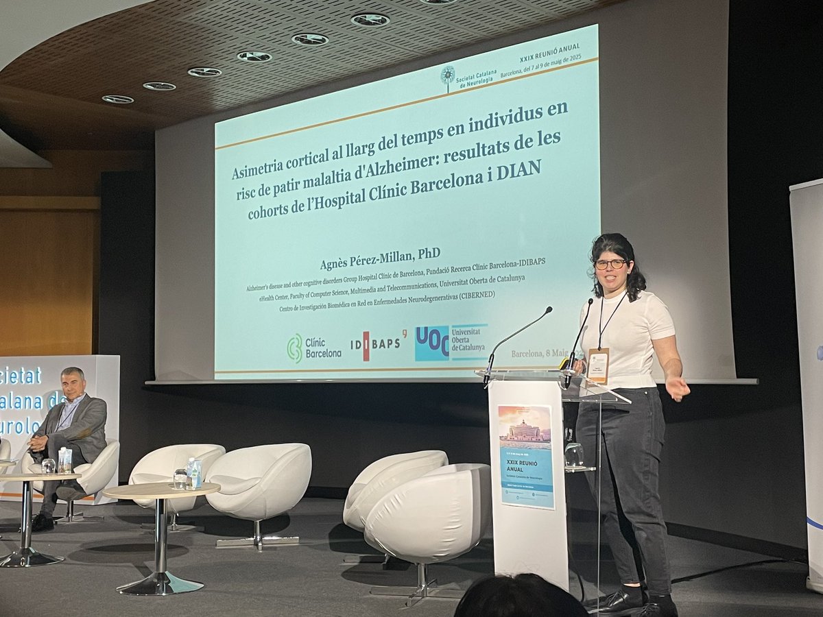 Unitat d’Alzheimer i altres Trastorns Cognitius (@alz_clinicbcn) on Twitter photo XXIX Reunió Anual de l’<a href="/SCatalanaNeuro/">SCatalanaNeurologia</a> ❗️
Àmplia representació de la #UATC a la sessió de Cognició i Conducta, coordinada per <a href="/NeusFalgas/">Neus Falgàs</a> i <a href="/NGuSoleil/">Núria Guillén</a>, amb ponències i moderació de <a href="/BorregoSergi/">Sergi Borrego</a>, <a href="/LauraMolinaPor1/">Laura Molina Porcel 🧠 🩺🔬⛰️</a> i <a href="/agnesperezmi/">Agnès Pérez-Millan</a>
➕ Més recerca als pòsters de la tarda!
🧠📊 #SCN25 XXIX Reunió Anual de l’<a href="/SCatalanaNeuro/">SCatalanaNeurologia</a> ❗️
Àmplia representació de la #UATC a la sessió de Cognició i Conducta, coordinada per <a href="/NeusFalgas/">Neus Falgàs</a> i <a href="/NGuSoleil/">Núria Guillén</a>, amb ponències i moderació de <a href="/BorregoSergi/">Sergi Borrego</a>, <a href="/LauraMolinaPor1/">Laura Molina Porcel 🧠 🩺🔬⛰️</a> i <a href="/agnesperezmi/">Agnès Pérez-Millan</a>
➕ Més recerca als pòsters de la tarda!
🧠📊 #SCN25