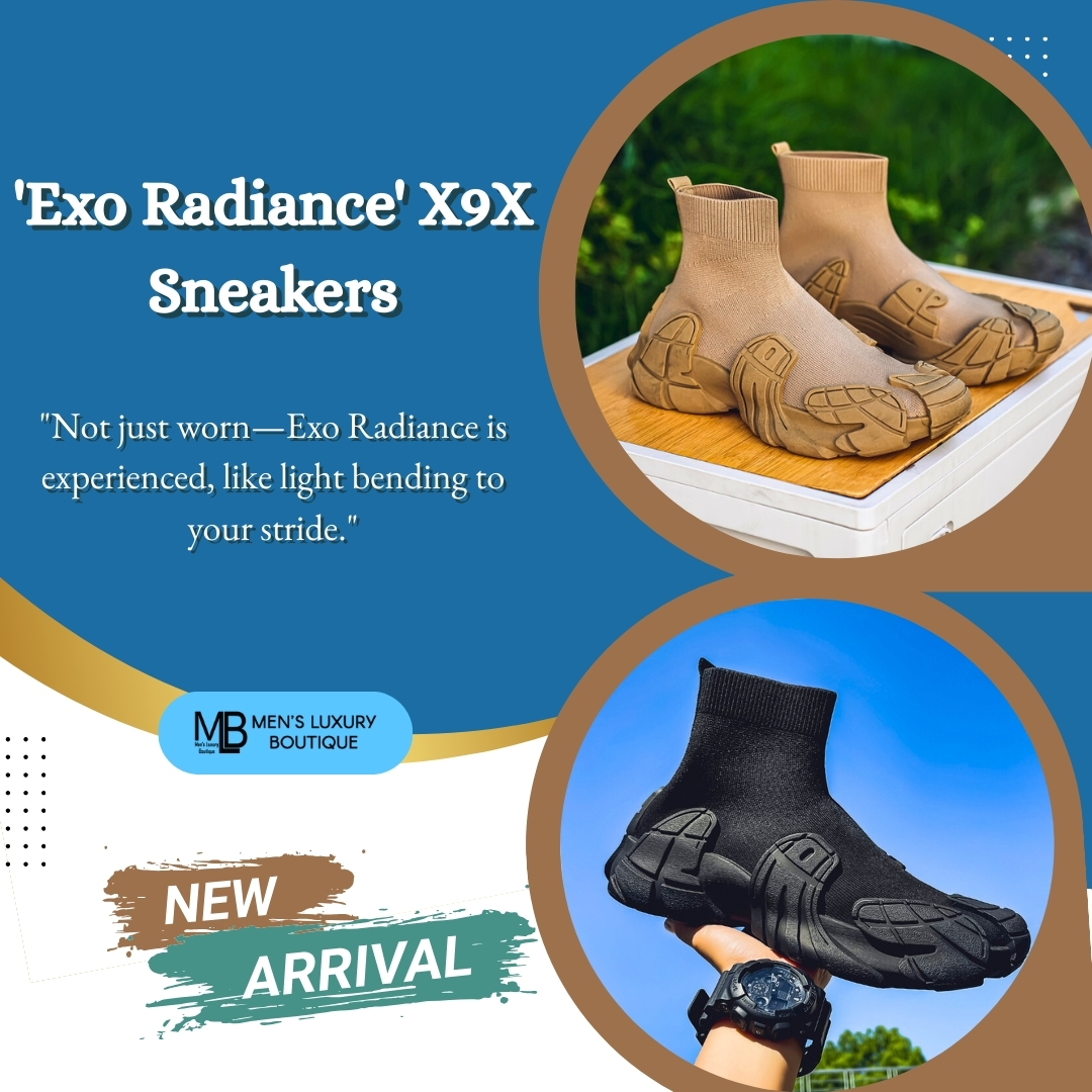 MensLuxBoutique's tweet image. The &apos;Exo Radiance&apos; X9X Sneaker is not just worn—it’s unleashed. Radiating energy with precision form, it turns every step into a spotlight. Perfect for those who lead where others hesitate to follow.
mensluxuryboutique.com/products/exo-r…
#ExoRadianceX9X #StepIntoLight #UnleashYourGlow…