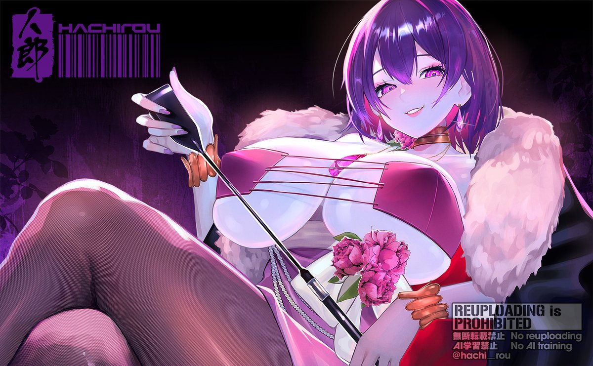 【skeb】リクエスト頂きました、VtuberのYuuRi様（悪の女幹部風）です！ありがとうございました！
 #Skeb #Skeb募集中
