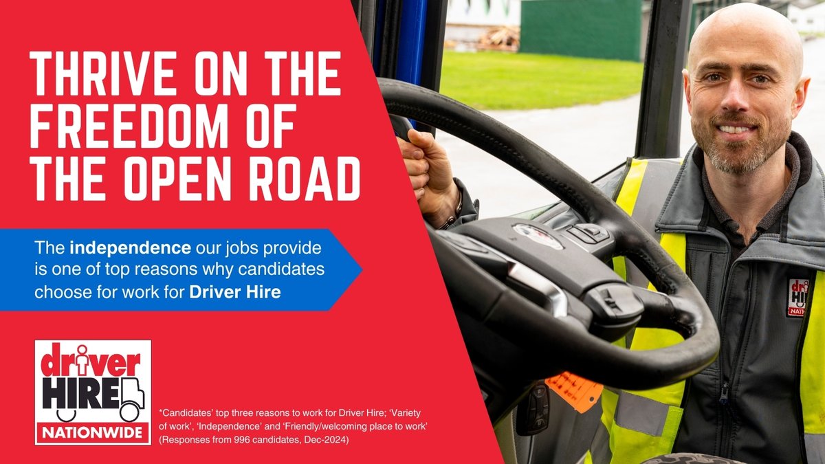 Our drivers thrive on the freedom of the open road &amp; they value the independence that comes with working for Driver Hire. It's a key reason why they choose us. Ready to join them? We’re looking for all experienced van, 7.5T and CatC drivers. Call 02080907042