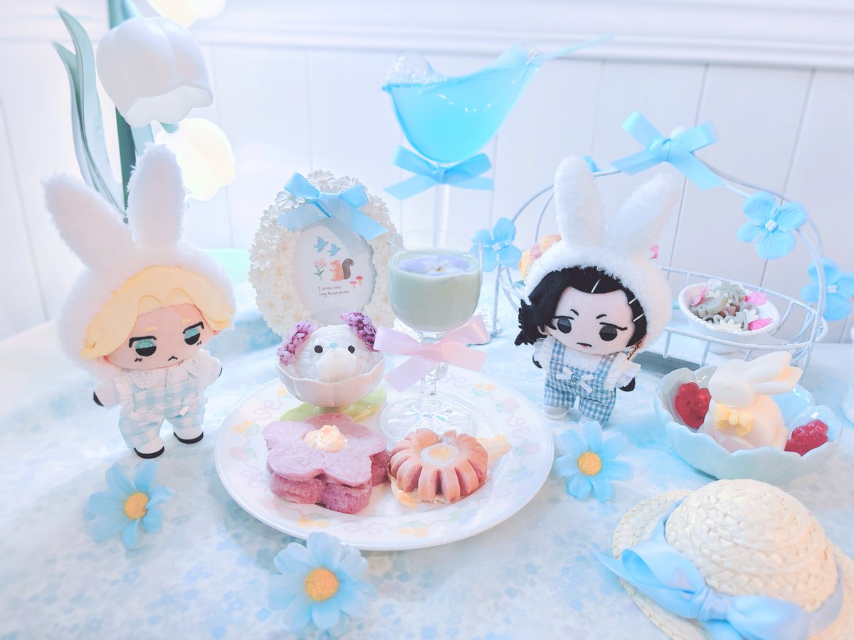 yu___211's tweet image. 🩵🧸🐇🐈‍⬛🐿️🐕🩵