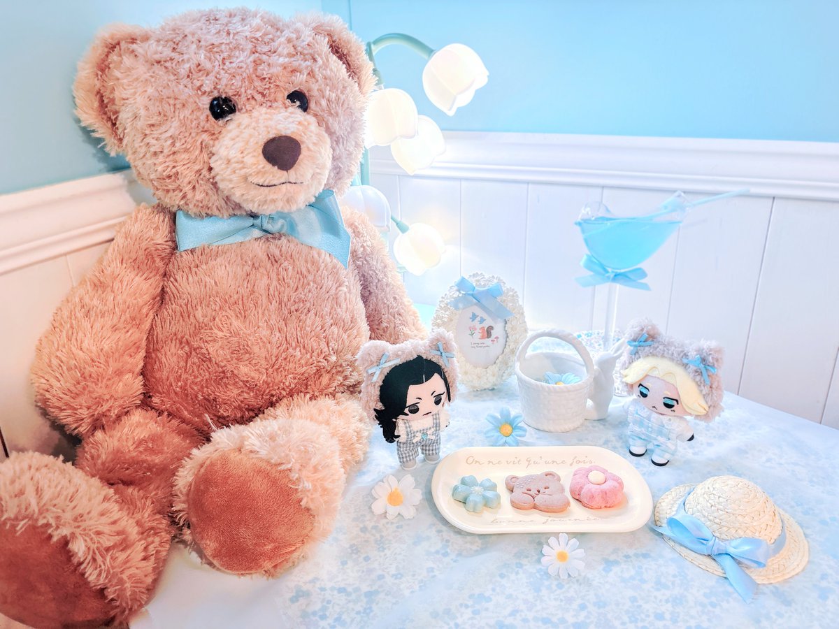 yu___211's tweet image. 🩵🧸🐇🐈‍⬛🐿️🐕🩵