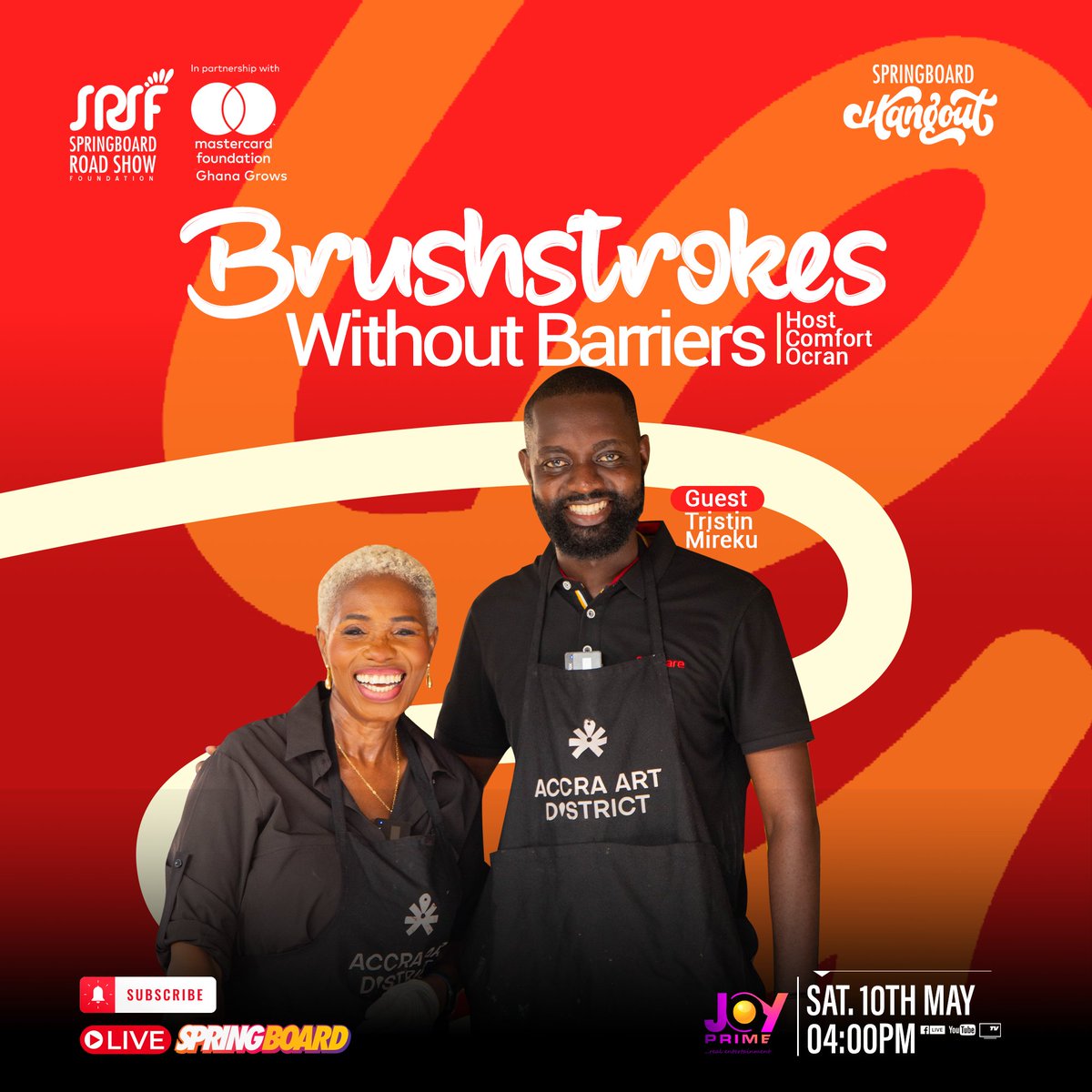 GhanaGrows's tweet image. Behind every brushstroke is a story. Join us on #SpringboardHangout as we explore the art of ceramic painting—where creativity meets calm, and every plate becomes a canvas of expression. Don&apos;t miss it!