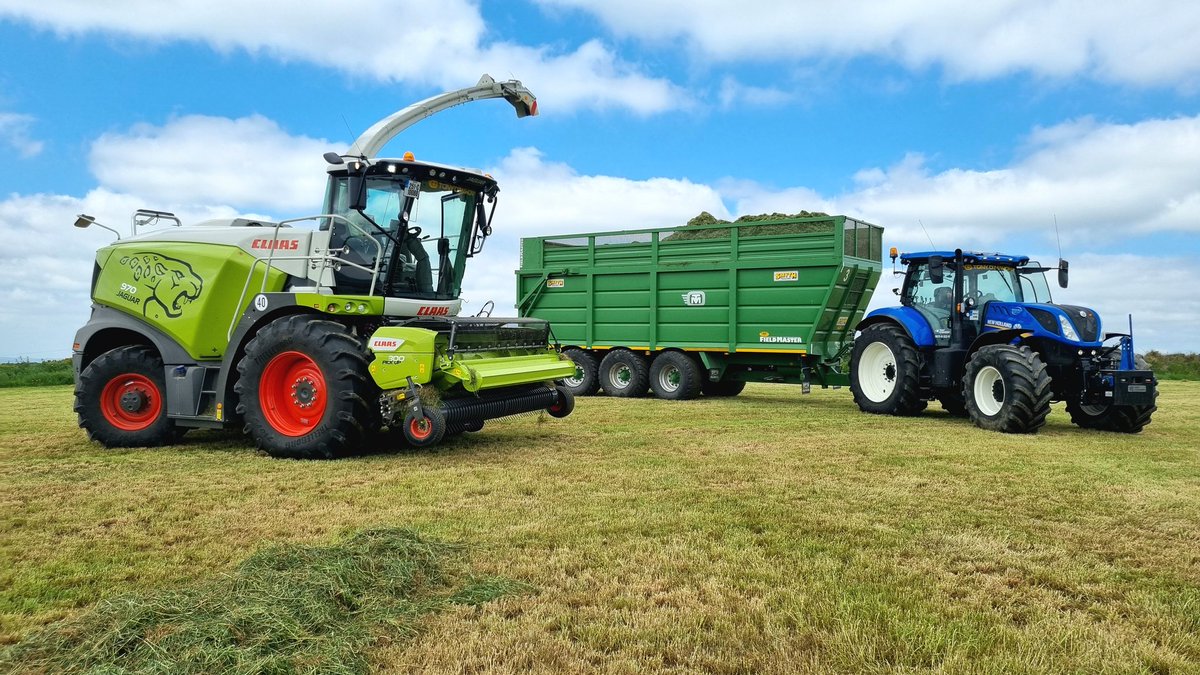 Gave the team a hand this morning to catch up with the rake 
🚜🚜🚜🚜💨 #silage2025