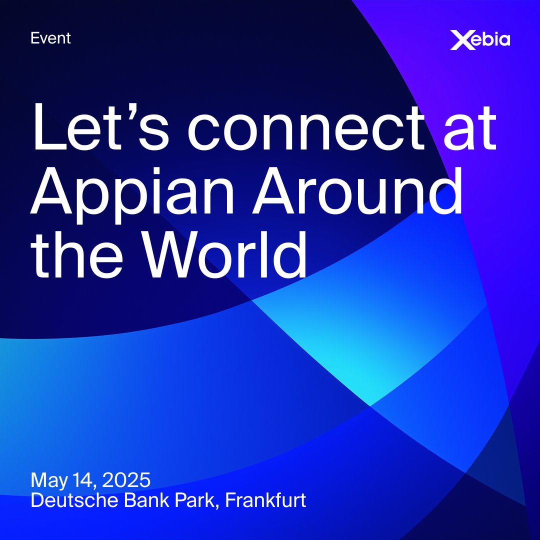 Xebia_Global's tweet image. @Xebia is joining Appian Around the World – Frankfurt 🇩🇪

A day of insights, innovation &amp;amp; low-code transformation awaits!

Drop by our booth and don’t miss our session on the #DORA use case.

See you there!

#AIinProcess #TheProcessCompany #Xebia #LowCode #Automation