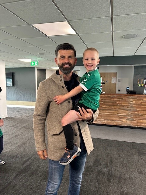 We have a very happy new Evergreen member, Seth! 💚

He was so excited, he actually asked to become a member for his birthday! 🎂

To top it all off, he got to meet Miron at the Easter egg hunt this year and he was absolutely buzzing about it! Safe to say, it's been a pretty