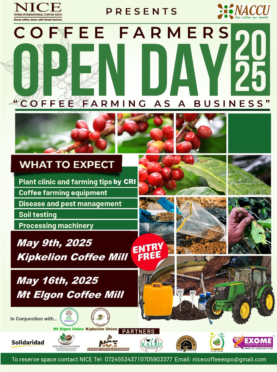 All Roads Lead to Kipkelion — TOMORROW! 

Join us tomorrow for Coffee Farmers Day in Kipkelion.
Control Union will be exhibiting, sharing how our certification and inspection services help coffee farmers unlock international markets through sustainability and quality assurance.