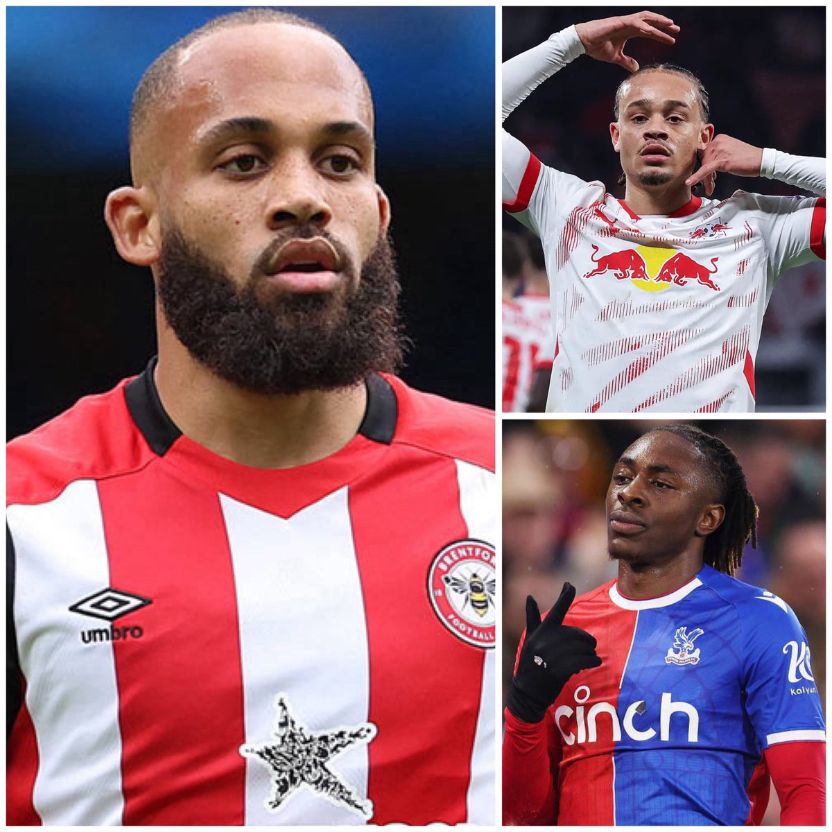 🚨Manchester United see Mbeumo as an option in one of the two No.10 roles in Ruben Amorim’s 3-4-3 system. They have also looked at Eberechi Eze, of Crystal Palace, and RB Leipzig’s Xavi Simons. #MUFC [<a href="/NathSalt1/">Nathan Salt</a>, <a href="/ChrisWheelerDM/">Chris Wheeler</a>]