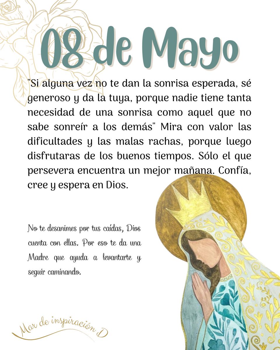 Dios te dará más de lo que esperas, ten fe 🙏🏻🤍✝️
