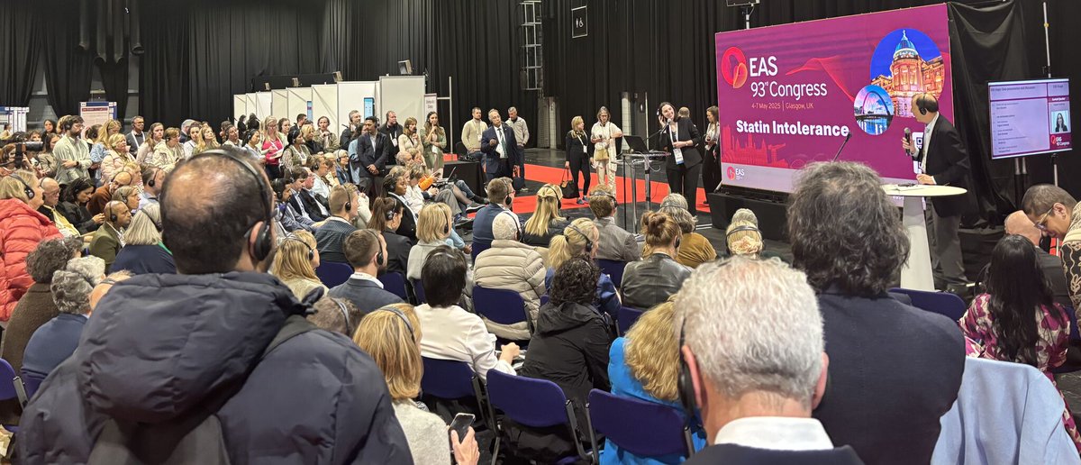 Federica Fogacci (@federicafogacci) on Twitter photo #MyEAS2025 The live discussion of my case on statin intolerance at #EASCongress2025 was truly exciting! The EAS Stage was packed—much more than the photo shows—and the audience was incredibly engaged. Big thanks to everyone who joined for this rewarding discussion! <a href="/society_eas/">European Atherosclerosis Society</a> #MyEAS2025 The live discussion of my case on statin intolerance at #EASCongress2025 was truly exciting! The EAS Stage was packed—much more than the photo shows—and the audience was incredibly engaged. Big thanks to everyone who joined for this rewarding discussion! <a href="/society_eas/">European Atherosclerosis Society</a>