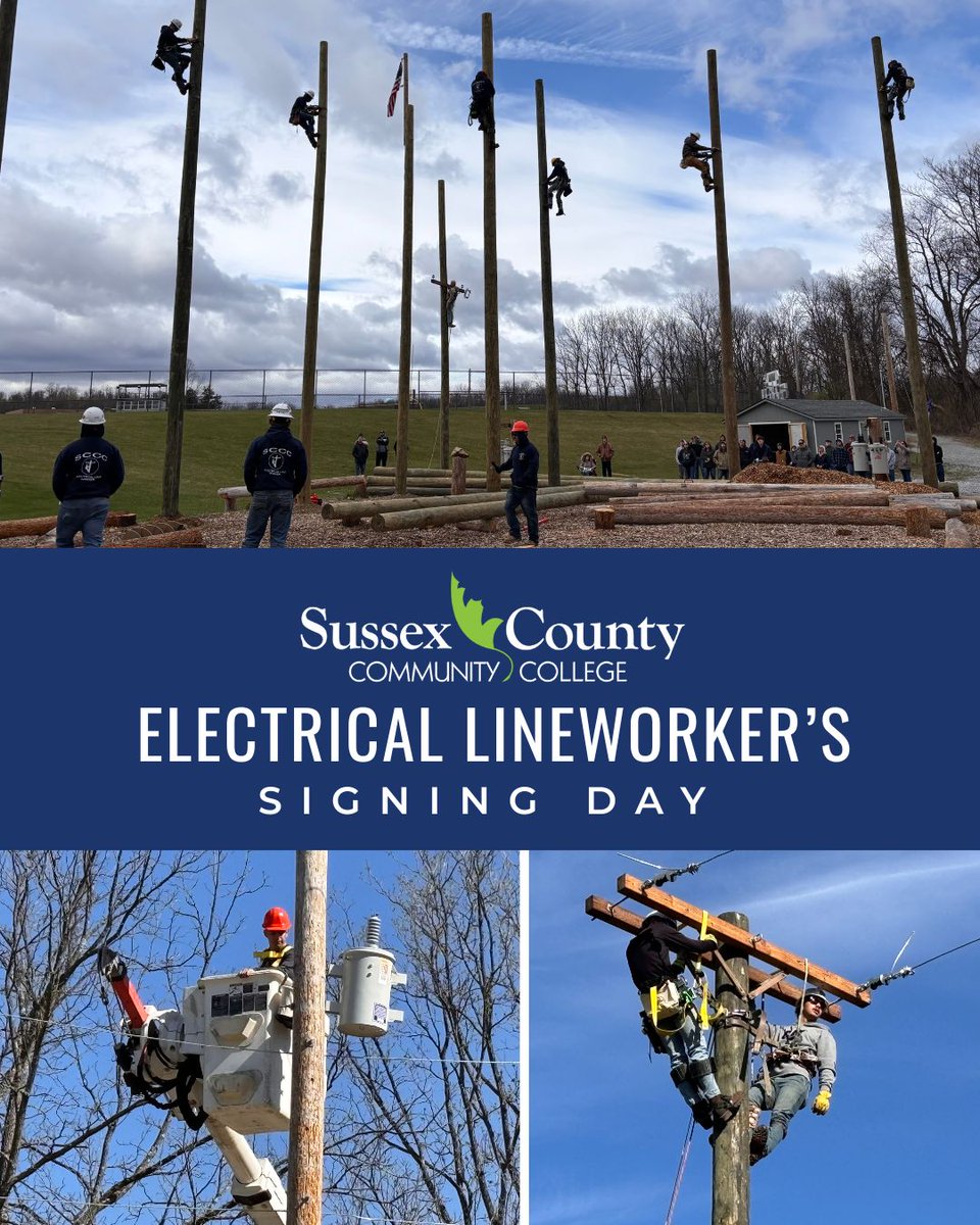 SUSSEX.EDU (@sussexedu) on Twitter photo Join us on 5/28 from 9-11 am at SCCC's McGuire Technical Education Center for our Electrical Lineworker's Signing Day! Learn about our program, steps for enrollment, and get the necessary equipment for next semester. Contact sconner@sussex.edu with any questions. Join us on 5/28 from 9-11 am at SCCC's McGuire Technical Education Center for our Electrical Lineworker's Signing Day! Learn about our program, steps for enrollment, and get the necessary equipment for next semester. Contact sconner@sussex.edu with any questions.