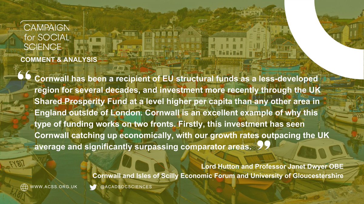 Campaign for Social Science (@cfsocialscience) on Twitter photo ⭐New blog⭐ In this blog✍️ for our Good Growth Hub, Lord Hutton & Prof Janet Dwyer highlight the importance of ensuring that growth policy doesn’t neglect coastal & rural areas like Cornwall, <a href="/CornwallCouncil/">@cornwallcouncil</a>. Read now ➡️ acss.org.uk/good-growth-in… ⭐New blog⭐ In this blog✍️ for our Good Growth Hub, Lord Hutton & Prof Janet Dwyer highlight the importance of ensuring that growth policy doesn’t neglect coastal & rural areas like Cornwall, <a href="/CornwallCouncil/">@cornwallcouncil</a>. Read now ➡️ acss.org.uk/good-growth-in…