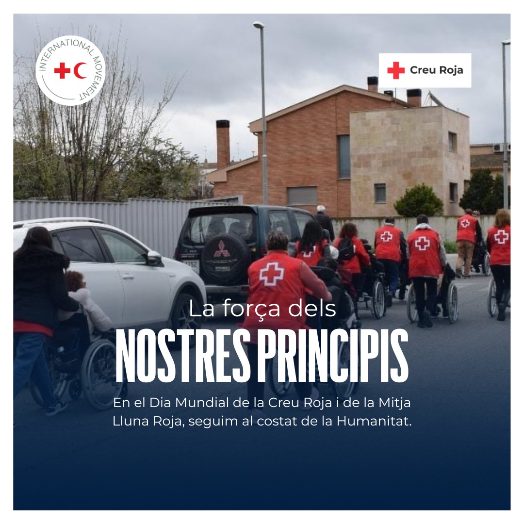🔴En el #DiaMundialCreuRoja i de la Mitja Lluna Roja, seguim al costat de la Humanitat.

Gràcies a tothom.
