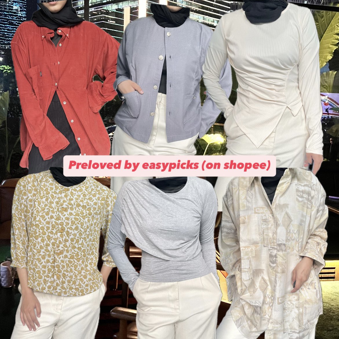 im_holed's tweet photo. haiii aku mau share preloved aku ya! ini co by shopee yah.. 💸 under 50rb, hijab and non-hijab friendly 😍

tb/bb 150/50
yang selain thrift bisa cek detail di shopee brand masing2 ya https://t.co/altEQFxouz