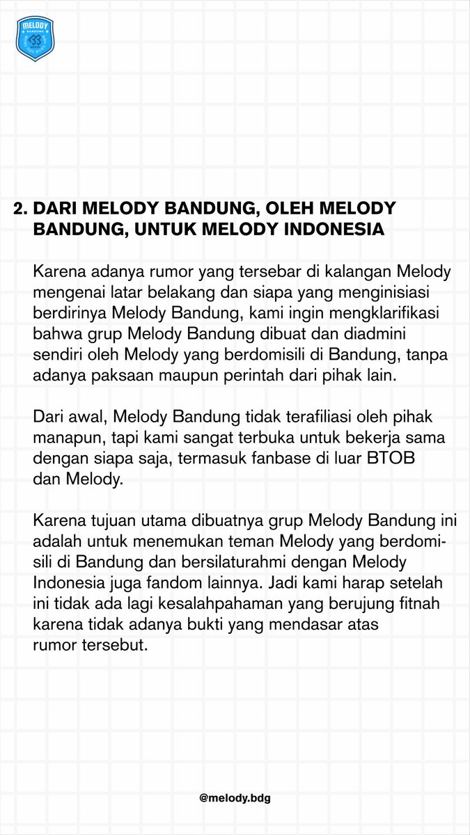 MelodyBdg's tweet photo. Hello, this is Melody Bandung. https://t.co/KYmtCu84t7