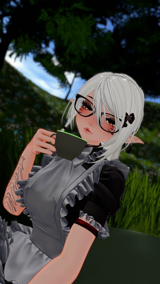 BuildWBricks_VR's tweet image. Just having a nice little tea brake~
📸By @Shockrail
#VRChat #VRC #VRChatPhotography