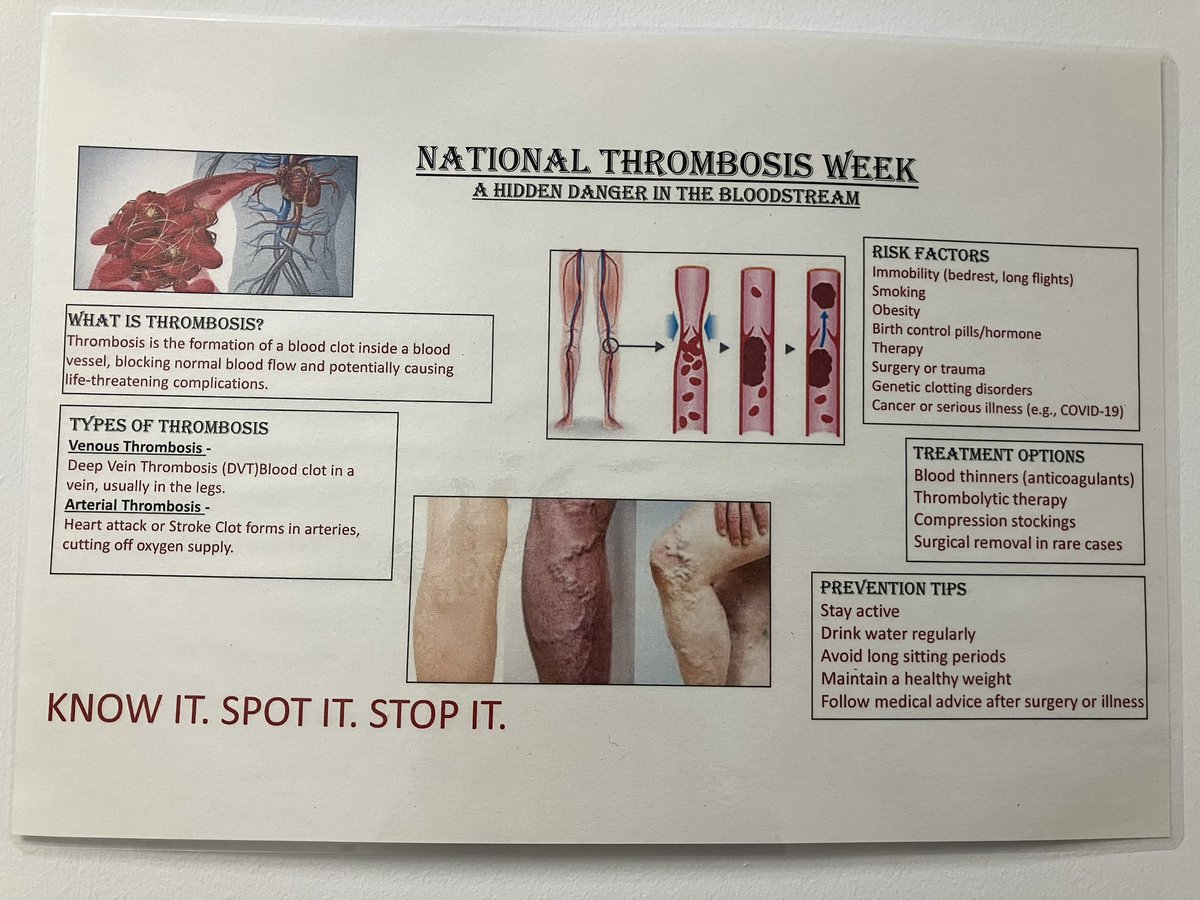 Beth Brown (@jervisbeth1) on Twitter photo For National Thrombosis Week, SAUโs VTE Link Nurse Jisha has made a poster raising awareness around thrombosis for staff and patients to learn from. Thank you Jisha for all your effort ๐๐๐ป <a href="/GEHVTEPrevent/">All Things VTE Prevention GEH</a> <a href="/GEHSurgery/">GEH Surgery Division</a> For National Thrombosis Week, SAUโs VTE Link Nurse Jisha has made a poster raising awareness around thrombosis for staff and patients to learn from. Thank you Jisha for all your effort ๐๐๐ป <a href="/GEHVTEPrevent/">All Things VTE Prevention GEH</a> <a href="/GEHSurgery/">GEH Surgery Division</a>