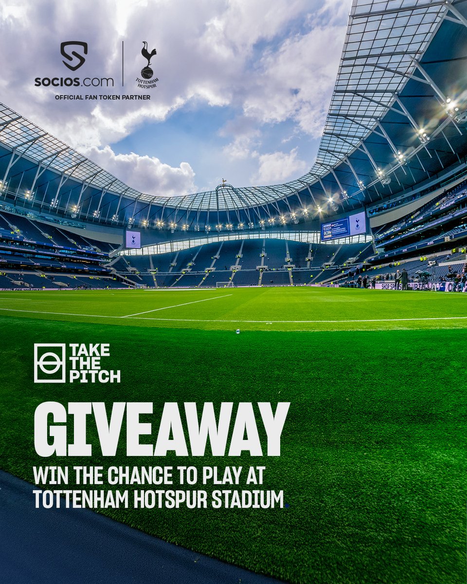 We’re giving YOU and a friend the chance to step onto the pitch where legends are made — 16/05. 🏟️🔥

To enter:
🔵 Follow <a href="/socios/">Socios.com</a> &amp; <a href="/FanTokens/">Fan Tokens™</a>
🔁 Like &amp; Retweet this post

2 winners. One unreal experience.

#TakeThePitch