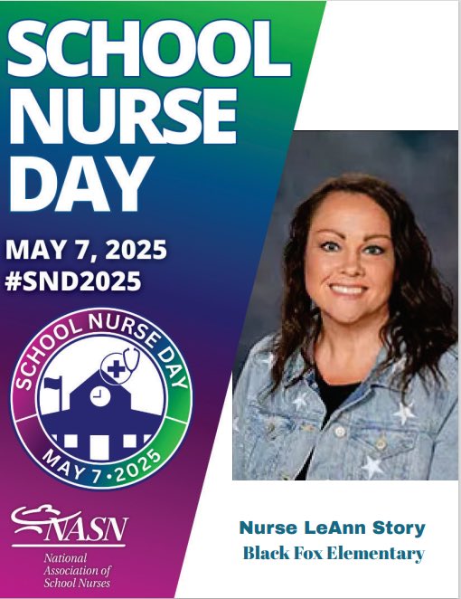 blackfoxelem's tweet image. Happy School Nurse Appreciation Day to the BEST! Nurse Story does a great job taking care of the entire Black Fox Community and we are so lucky to have her!