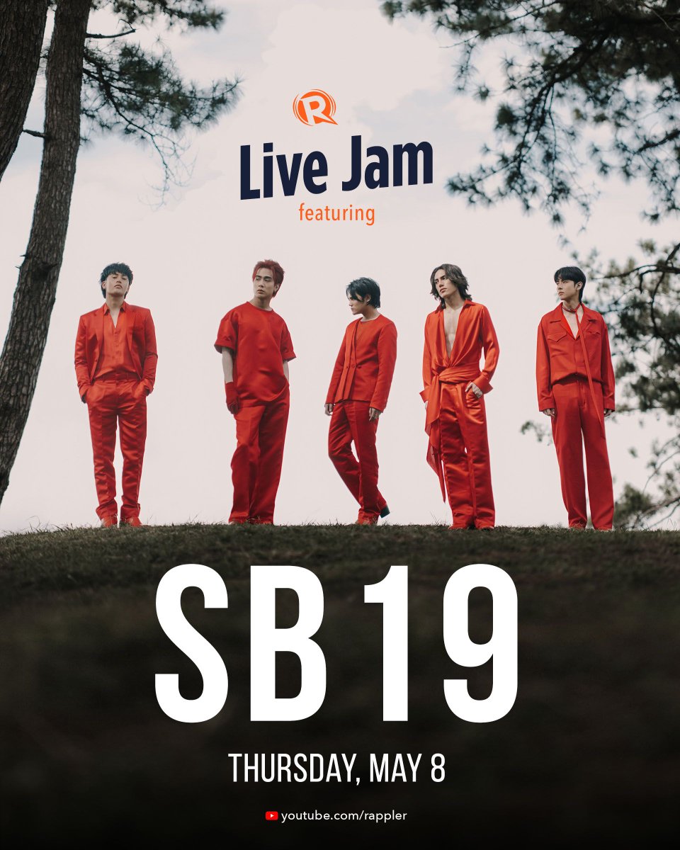A’TIN, rejoice! SB19 finally makes its long-awaited return to Rappler Live Jam on Thursday, May 8! 

WATCH: youtube.com/watch?v=pcbMOV…