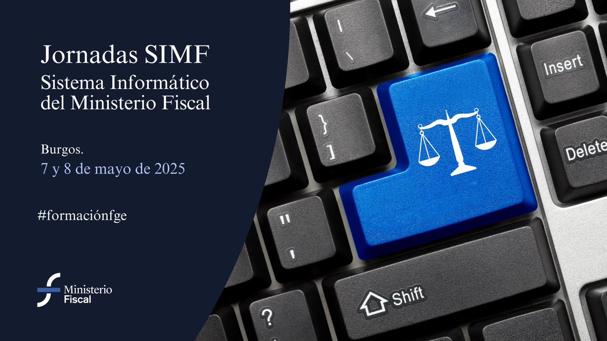 La Red de Responsables del Sistema de Información del Ministerio Fiscal (SIMF) <a href="/fiscal_es/">Fiscalía General</a> , se reúnen en 📍Burgos los días 🗓️7 y 8 de mayo para tratar cuestiones relacionadas con la inteligencia artificial, ciberseguridad y transformación digital en la Administración de Justicia.