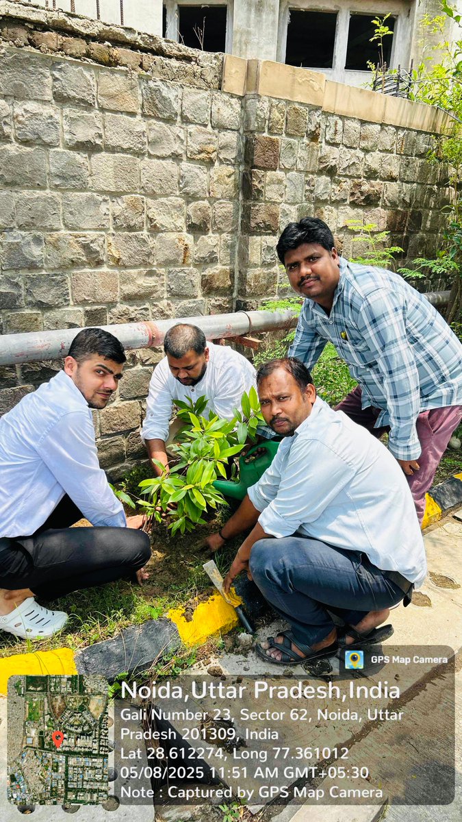 Today, on May 8, 2025, a tree plantation drive was carried out at UPID on the occasion of आविर्भाव दिवस of Dr APJ Abdul Kalam Technical University, Uttar Pradesh, Lucknow