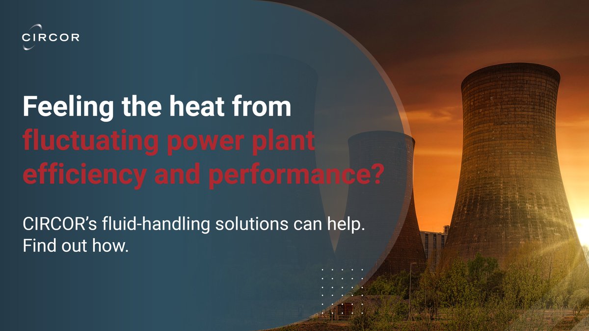 Is there a way around inconsistent efficiency and performance in power plants? Discover how the right fluid-handling solutions can help power plants operate at peak efficiency: pumps.circor.com/applications/p…

#CIRCOR #industries #pumps #innovation #energy #powergeneration