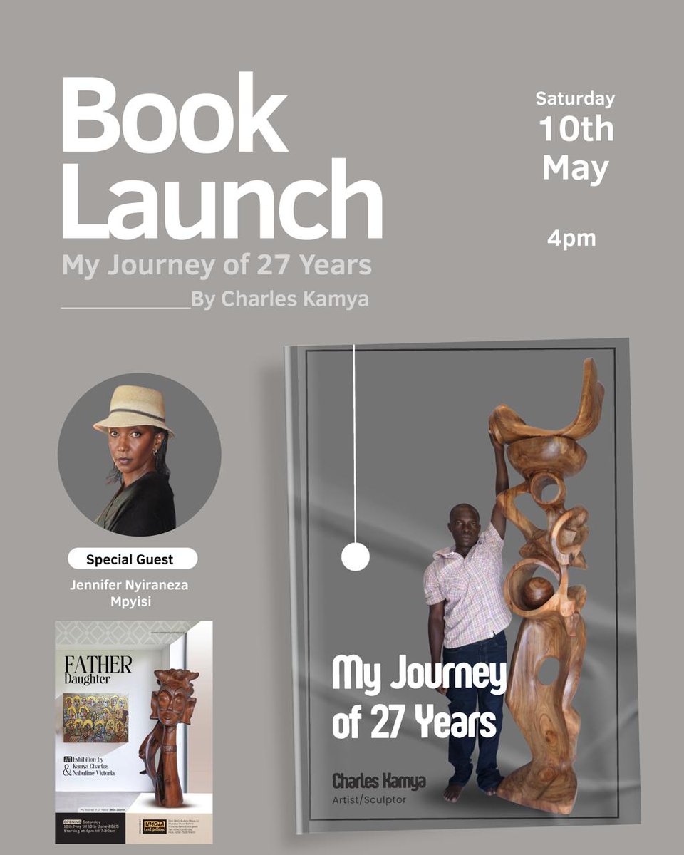 Two generations. One gallery. One show
Join us at Umoja Art Gallery on May 10 for Father &amp; Daughter, an exhibition by Kamya Charles &amp; Victoria Nabulime, plus a special book launch!