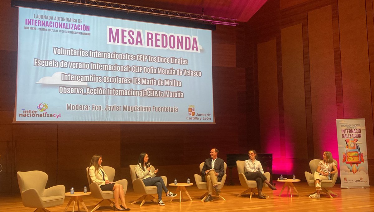 CFIE_Avila (@cfie_avila) on Twitter photo <a href="/NublaRubio/">Eduardo Rubio Nubla</a> <a href="/eTwinning_CyL/">eTwinning Castilla y León</a> <a href="/EUErasmusPlus/">Erasmus+</a> <a href="/IESTIERRA_CR/">IES Tierra de Ciudad Rodrigo</a> <a href="/UBUEstudiantes/">Universidad Burgos</a> <a href="/CeaOlmedo/">CEPA de Olmedo</a> <a href="/eTwinning_es/">eTwinning España</a> <a href="/fjmagdafuente/">Javier Magdaleno</a> <a href="/educacyl/">Educación JCyL</a> <a href="/sepiegob/">SEPIE</a> <a href="/educaINTEF/">Educación INTEF</a> Mesa redonda sobre Voluntarios internacionales, escuela de verano, intercambios y Observa_Acción internacional con <a href="/ceiplosdoce/">CEIP LOS DOCE LINAJES</a> <a href="/menciadvelasco/">CEIP Dª Mencía de Velasco</a> <a href="/IesMARIAdMOLINA/">IES María de Molina</a> <a href="/CeipMorana/">CEIP La Moraña</a> Modera <a href="/fjmagdafuente/">Javier Magdaleno</a> Jefe de Servicio Internacionalización de <a href="/educacyl/">Educación JCyL</a> #FormacionCyL <a href="/NublaRubio/">Eduardo Rubio Nubla</a> <a href="/eTwinning_CyL/">eTwinning Castilla y León</a> <a href="/EUErasmusPlus/">Erasmus+</a> <a href="/IESTIERRA_CR/">IES Tierra de Ciudad Rodrigo</a> <a href="/UBUEstudiantes/">Universidad Burgos</a> <a href="/CeaOlmedo/">CEPA de Olmedo</a> <a href="/eTwinning_es/">eTwinning España</a> <a href="/fjmagdafuente/">Javier Magdaleno</a> <a href="/educacyl/">Educación JCyL</a> <a href="/sepiegob/">SEPIE</a> <a href="/educaINTEF/">Educación INTEF</a> Mesa redonda sobre Voluntarios internacionales, escuela de verano, intercambios y Observa_Acción internacional con <a href="/ceiplosdoce/">CEIP LOS DOCE LINAJES</a> <a href="/menciadvelasco/">CEIP Dª Mencía de Velasco</a> <a href="/IesMARIAdMOLINA/">IES María de Molina</a> <a href="/CeipMorana/">CEIP La Moraña</a> Modera <a href="/fjmagdafuente/">Javier Magdaleno</a> Jefe de Servicio Internacionalización de <a href="/educacyl/">Educación JCyL</a> #FormacionCyL