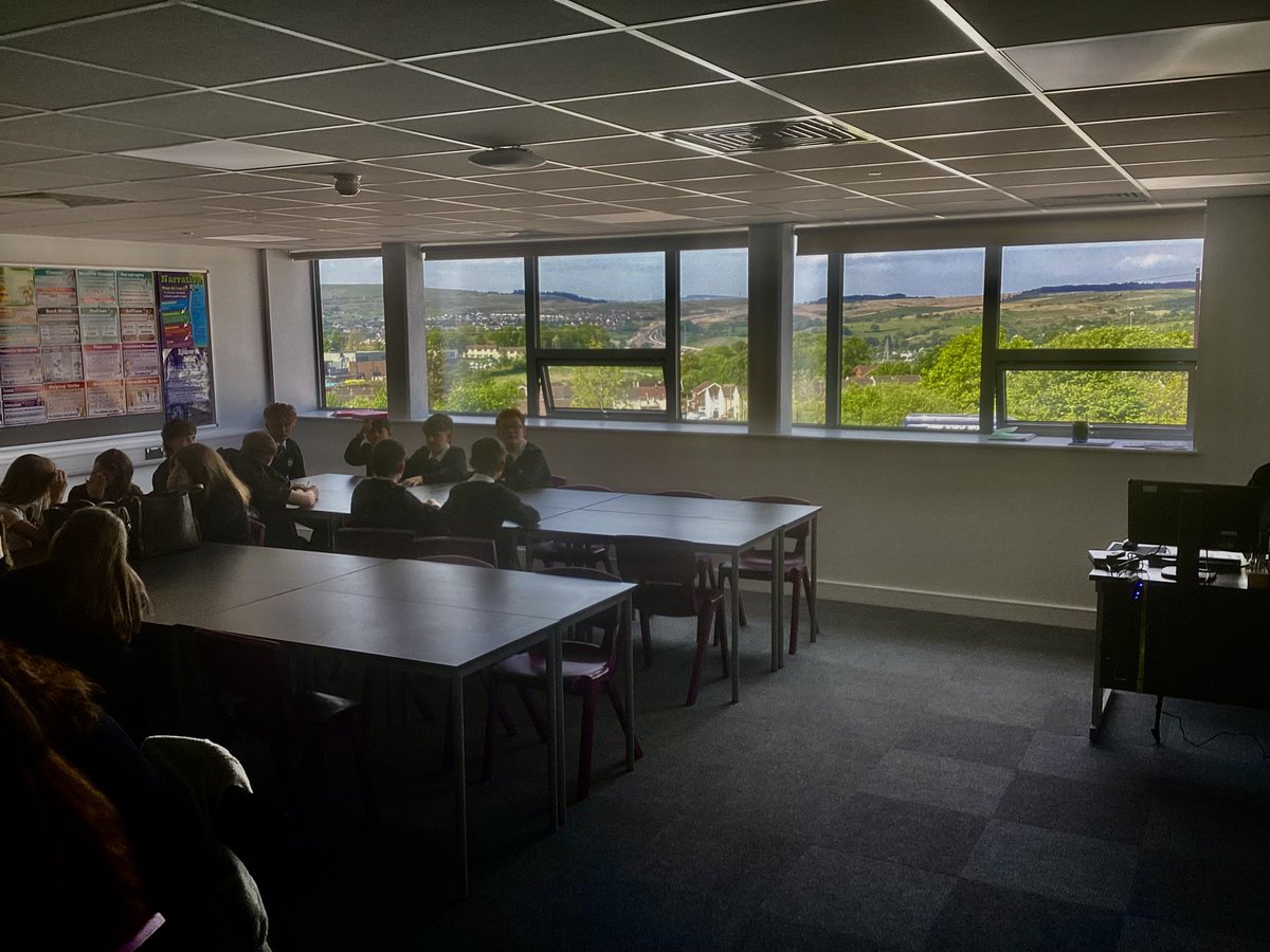 Pupils at Pen y Dre enjoying their lessons in our new building. Aspire - Achieve - Believe