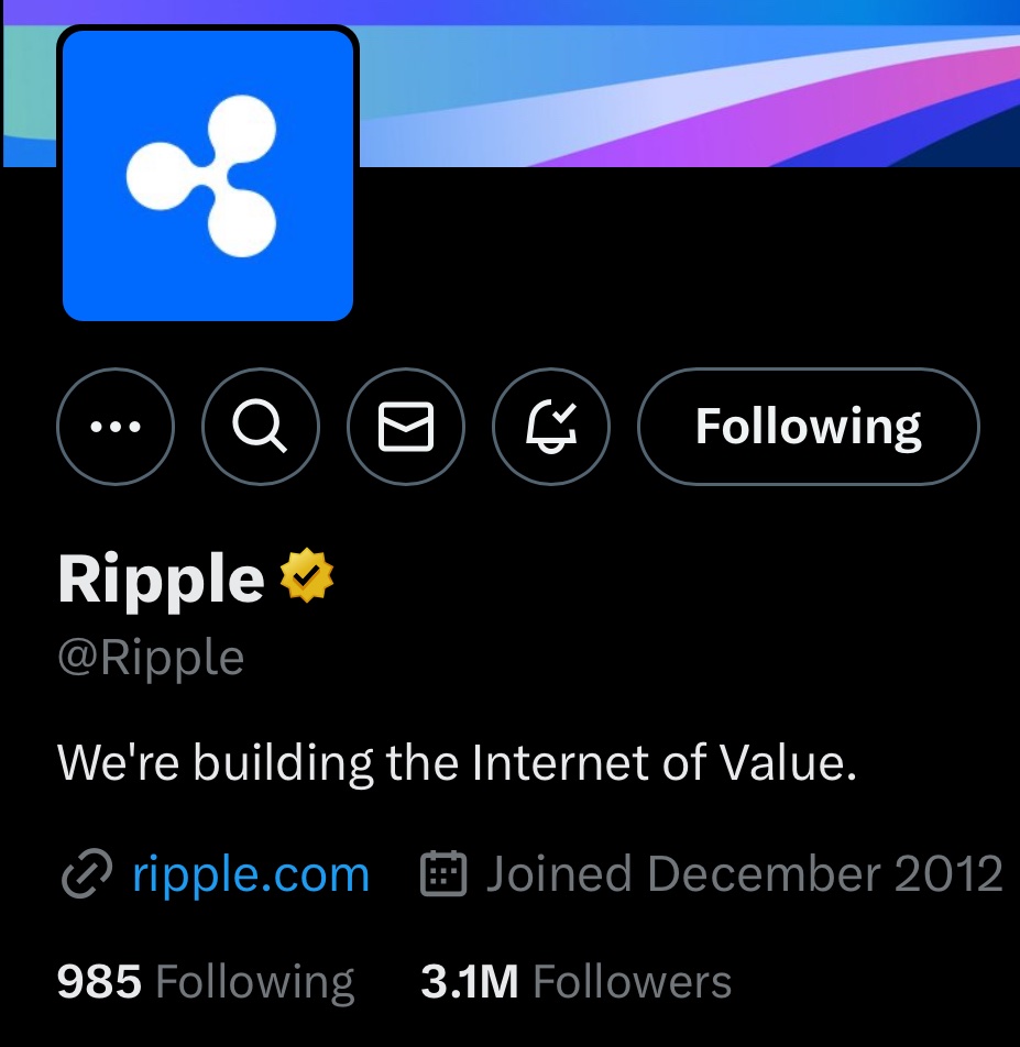 589 🔄 985

We see you. 😉 $XRP
<a href="/bgarlinghouse/">Brad Garlinghouse</a> <a href="/Ripple/">Ripple</a>