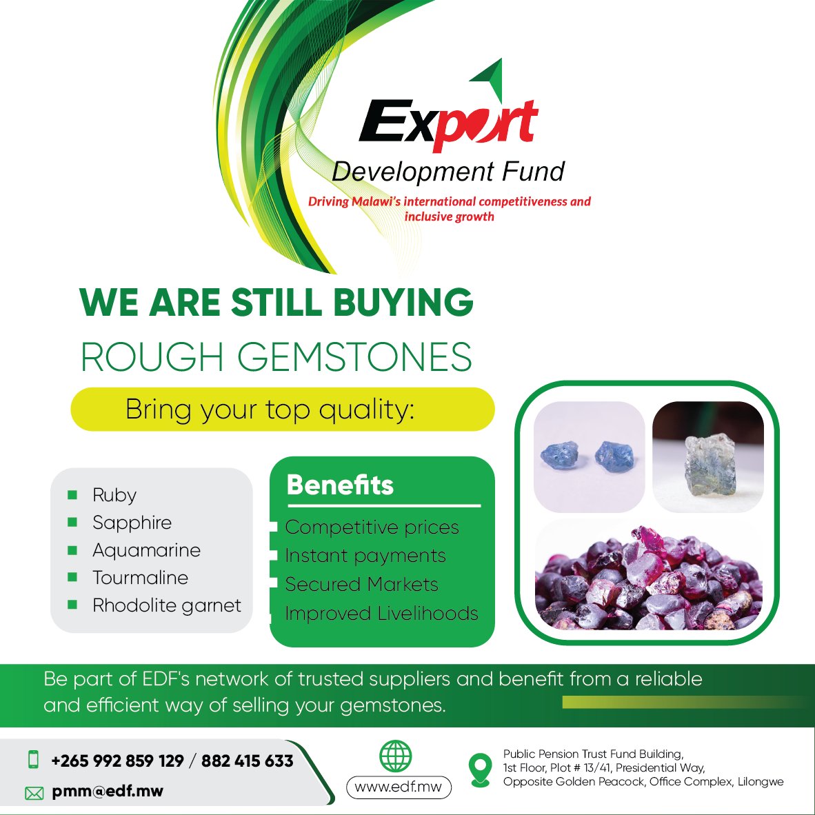 Sell your gemstones to a trusted buyer!