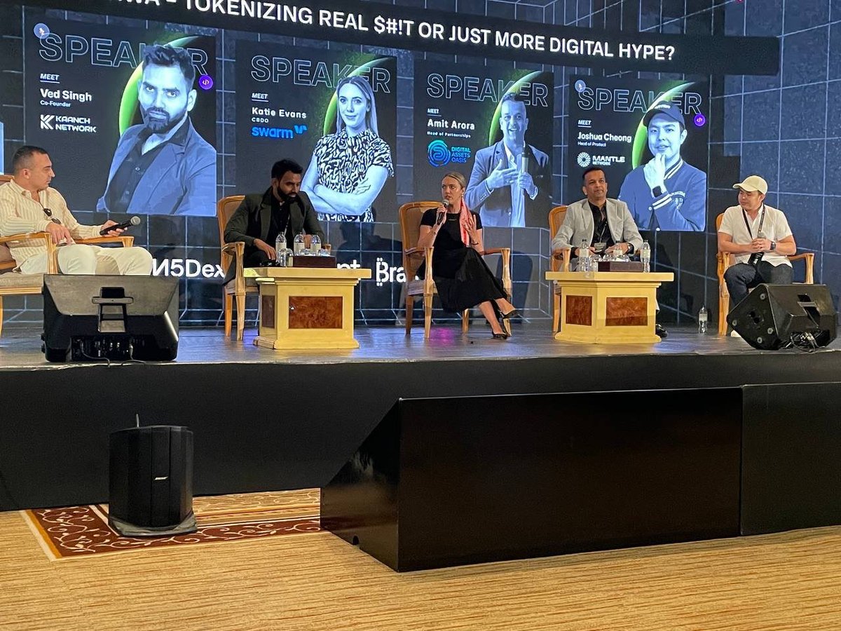 GM RWA enthusiasts! Last week, alongside our presence at @Token2049, we  also took part in @CoinferenceX, another major event held in Dubai. Our  CBDO, @Katieevans251, joined an incredible lineup of industry leaders