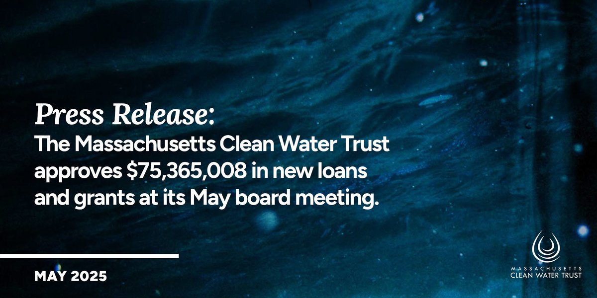 Massachusetts Clean Water Trust tweet media