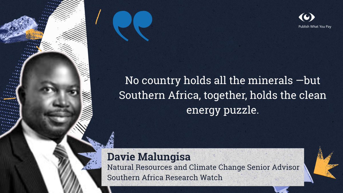 Publish What You Pay (@pwyptweets) on Twitter photo Updates from #OECD:
"With DRC’s cobalt & SA’s Platinum Group Metals, regional integration can build value chains that create jobs, community growth, and economic sovereignty.🧩
Let’s lead in transformation, not just extraction!🙌"
🗣️<a href="/DavieMalungisa/">Davie Malungisa</a> from <a href="/The_SARWatch/">Southern Africa Resource Watch</a> Updates from #OECD:
"With DRC’s cobalt & SA’s Platinum Group Metals, regional integration can build value chains that create jobs, community growth, and economic sovereignty.🧩
Let’s lead in transformation, not just extraction!🙌"
🗣️<a href="/DavieMalungisa/">Davie Malungisa</a> from <a href="/The_SARWatch/">Southern Africa Resource Watch</a>