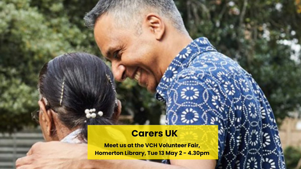 And last, but not least… Meet these orgs at our #volunteerfair this Tue 13 May!

😀 Food, friends and fun <a href="/Old_SchoolRooms/">Round Chapel Old School Rooms CPURC</a>  
🧑🏼‍🤝‍🧑🏾 Help carers to connect <a href="/CarersUK/">Carers UK</a> 
🏛️ A host of ways to contribute to <a href="/V_and_A/">V&A</a> 
 
Info: vchackney.org/news/volunteer…

#hackney #volunteerhackney