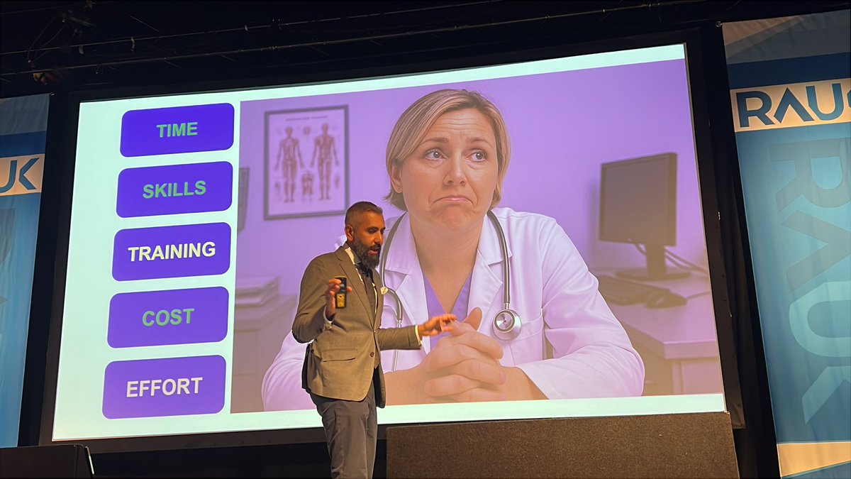 <a href="/elboghdadly/">Kariem</a> An AI-generated <a href="/rosie_hogg/">Rosie Hogg</a> makes an appearance in <a href="/elboghdadly/">Kariem</a> ‘s talk! 

#RAUK25 

It might take effort, but don’t let laziness beat science!