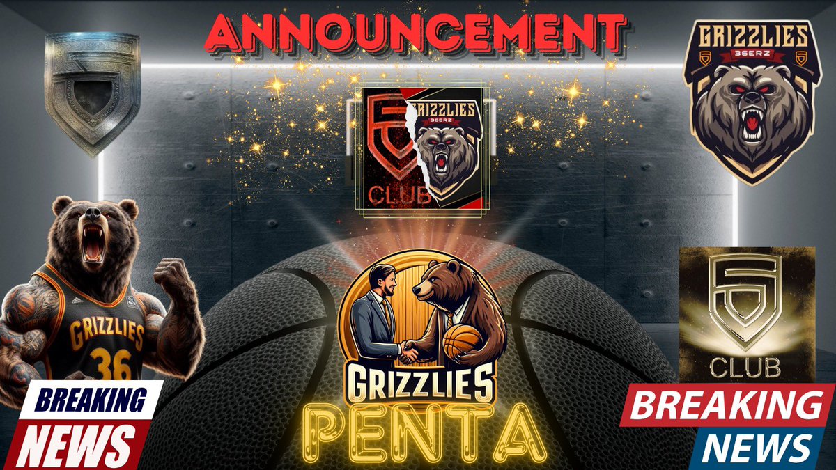 Hey Grizzlies Fam! 

We’re excited to announce that we’ve officially joined the <a href="/PENTA_CLUB/">PENTA CLUB</a> ( <a href="/PENTA_Sports/">PENTA</a> )

It’s been a tough but rewarding journey, and we’re proud to partner with one of the best esports organizations in Germany. Big thanks to everyone who’s supporting us🤝🏾💥