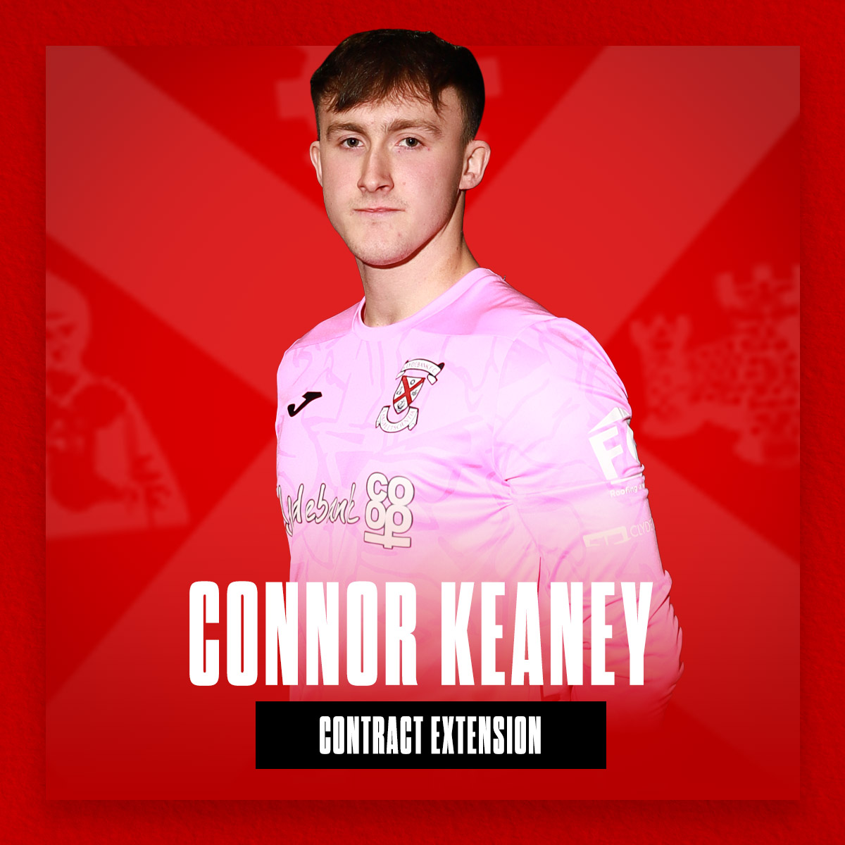 🧤 Building for the future

We're excited to announce young goalkeeper - and birthday boy - Connor Keaney has signed a two year extension with the Bankies.

Happy Birthday Connor 🥳